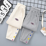 2025韩版裤子春秋季薄款运动裤2025秋装新款儿童休闲裤大童宽松卫