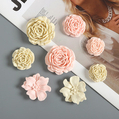ツツジ椿の花 diy クリーム接着剤携帯電話ケース下駄ヘアアクセサリーパッチ装飾アクセサリー材料