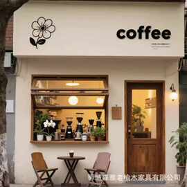 老榆木新中式门窗实木窗框民宿客栈户外窗户木制可折叠窗户实木