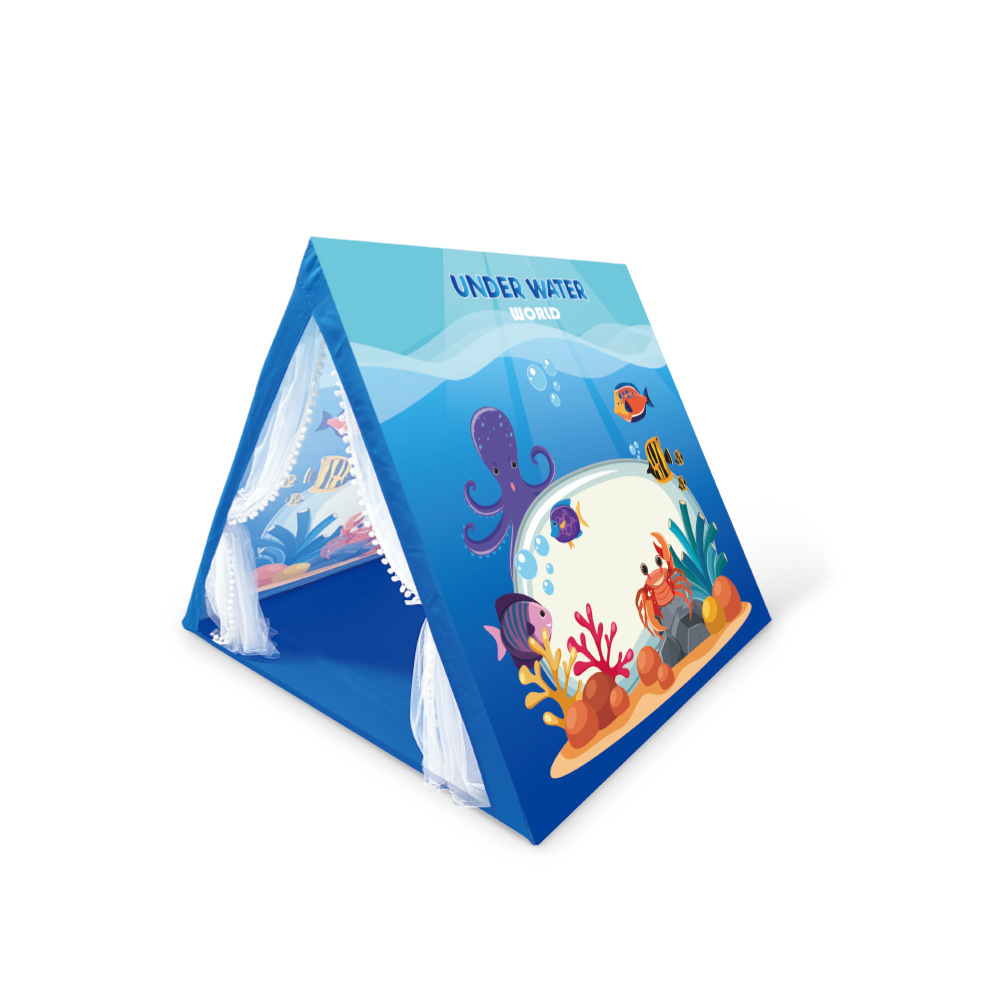 푸른 해저 삼각형 텐트