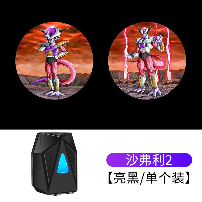 Dinámico Luz de bienvenida coche que lleva coche eléctrico motocicleta proyector de dibujos animados iluminación de la puerta luz del piso luz decorativa de la atmósfera