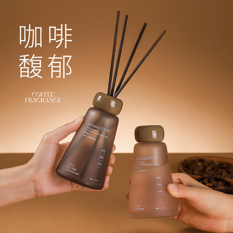 无火藤条醇香苦咖香薰摆件高级卧室家用室内浴室持久清香香氛批发|undefined