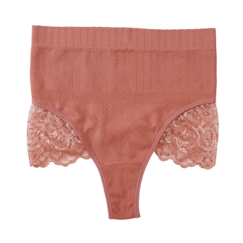 High Waist Belly Controlling Sexy Women's Underwear Soft Fabric T-Pants Seamless Pure Cotton Bottom Crotch T-Pants Large Size Amazon