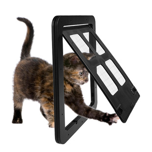 Горячий питомец поставляет 5 -й генерационное окно экрана управляет направлением доступа к дверному отверстию кошки подходит для установки в дверь песчаного окна