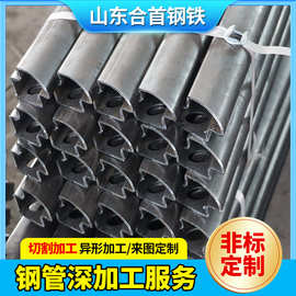 合金无缝钢管加工42CrMo 40Cr 无缝钢管车丝开孔 设备用无缝管
