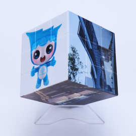 文创旅游文创定制7CM印刷六面图片全彩益智开发智力大魔方小礼物