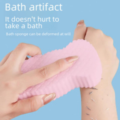 Baby Bath Scrub Mitt, Gentle on Skin, for Girls, Bath Scrub Sponge, Cleaning Dust, Non-Irritating, Children's Bathing Tool