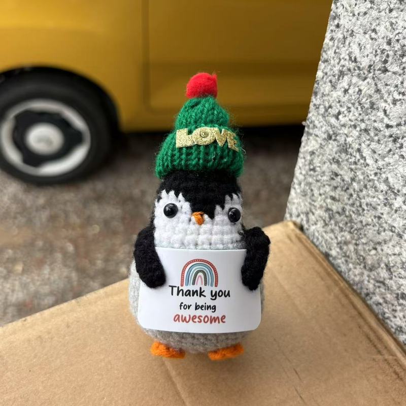 亚马逊新品毛线钩织圣诞老人玩偶手工编织圣诞树圣诞雪人节日摆件|undefined