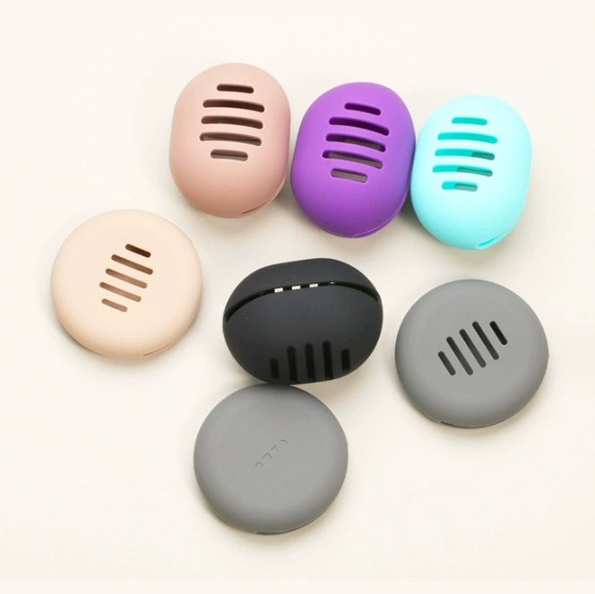 Силиконовая косметическая сумка для хранения яиц Пылезащитный дышащий инструмент для хранения пуховки портативный защитный чехол губка для макияжа Дорожная коробка