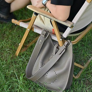 First-Layer Cowhide Evelyn Bag Genuine Leather Women's Bag Pebbled Bucket Bag Mini Mini Casual Shoulder Crossbody Bag