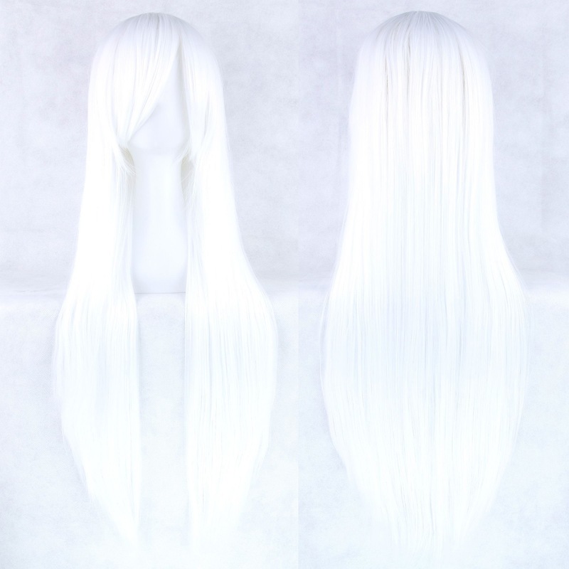 シルクユエ ユニバーサルロングストレートヘア 80cm ユニバーサルマルチカラーロング前髪ヘアスタイル cos ウィッグ 80cm ユニバーサルウィッグ|undefined