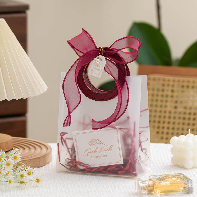 Bolsas de regalo, bolsas de mano, bolsas de regalo de mano, bolsas de regalo de cumpleaños, bolsas de regalo de día de San Valentín, bolsas pequeñas y transparentes