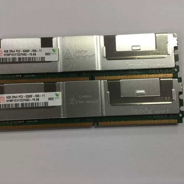 ОЗУ сервера DIMM (Hynix) PC2-5300F FBD667, 4 ГБ, зарегистрированная ECC, прошита