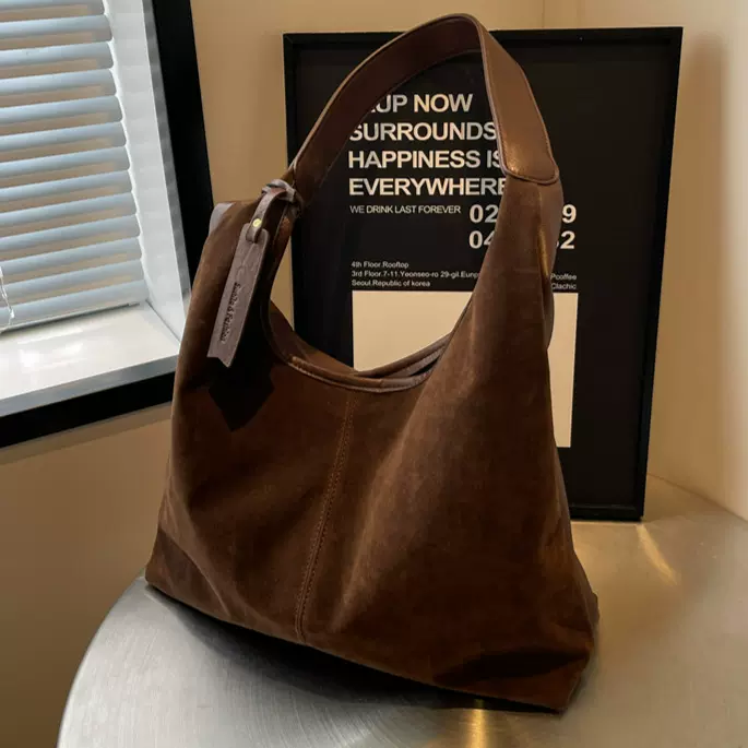 时尚百搭腋下大容量包包女2025新款复古休闲托特包通勤休闲单肩包