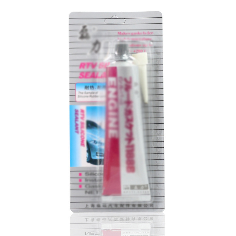 磊力汽车免垫片机油箱机械密封快干型耐 温耐候银胶100g灰胶