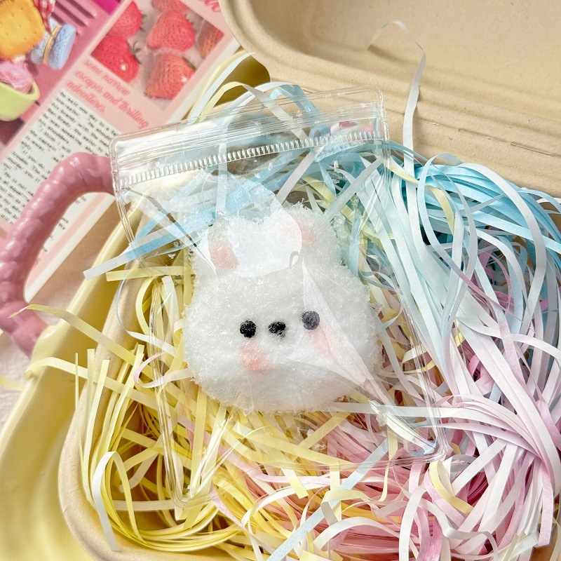 실리콘 찐빵 토끼 핀치(카드 헤드 없음)