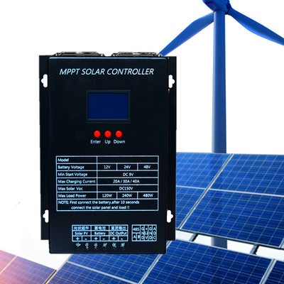 MPPT太陽能充電控制器DC12V24V36V48V72V50A2500w/60A3KW家用光伏