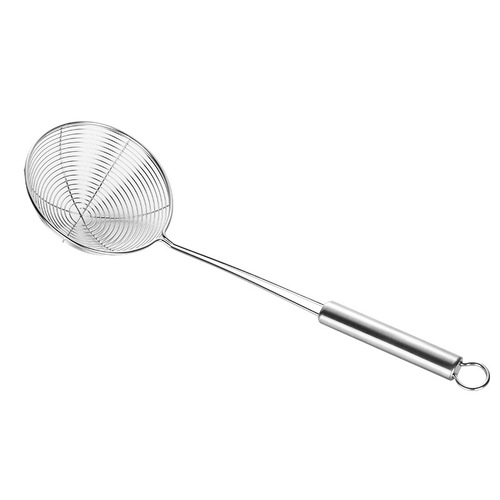 304 Stainless Steel Pearl Strainer Spoon Household Baby Food Line Strainer Kitchen Tool Milk Tea Shop Spoon Strainer Hot Pot Spoon