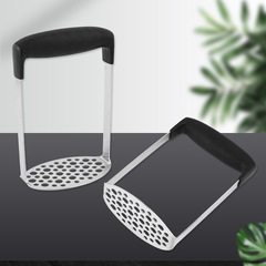 Factory wholesale manual stainless steel potato masher, potato ricer, and household sweet potato/grapefruit crusher
