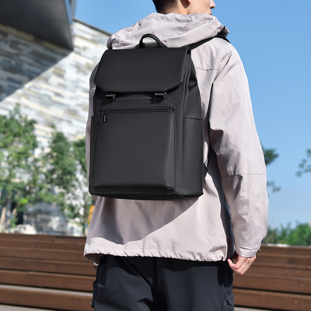 Mochila para computador moderna e sofisticada, mochila casual feminina, mochila leve para viagens._voghion.com