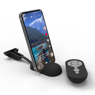 Cross-border mobile phone wireless photo live page-turning video like remote control bracket charging tremolo bluetooth selfie