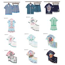 卡萨布兰卡衬衫夏季沙滩衫 潮牌CASA花式印花衬衣 夏威夷男女衬衫