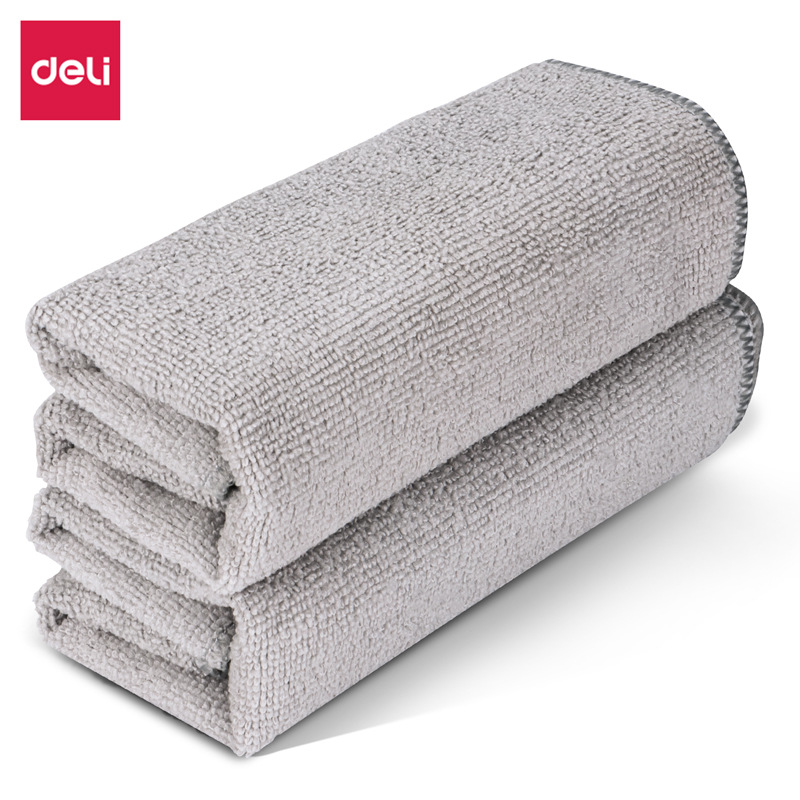 Deli Lq392 - Ultra-Fine Fiber Cleaning Cloth for Wiping Cars, Removing Oil Stains, Kitchen Wiping, Furniture, Glass, Thickened