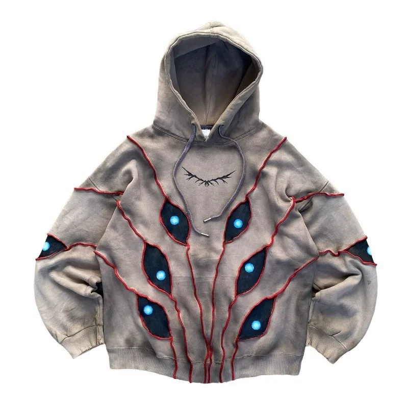 Худи унисекс свободного кроя, пуловер, размеры 2XS–6XL