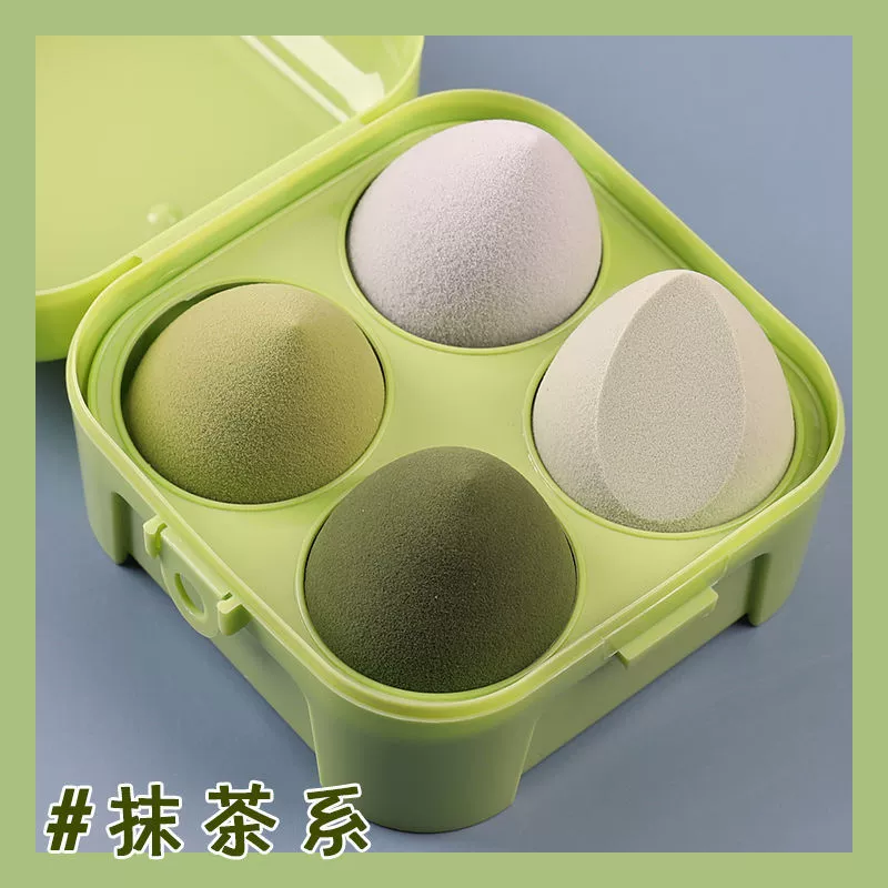 Набор спонжей Beauty Egg, спонжи-осьминог на воздушной подушке в форме тыквы для влажного и сухого применения, наборы 4/8 шт.