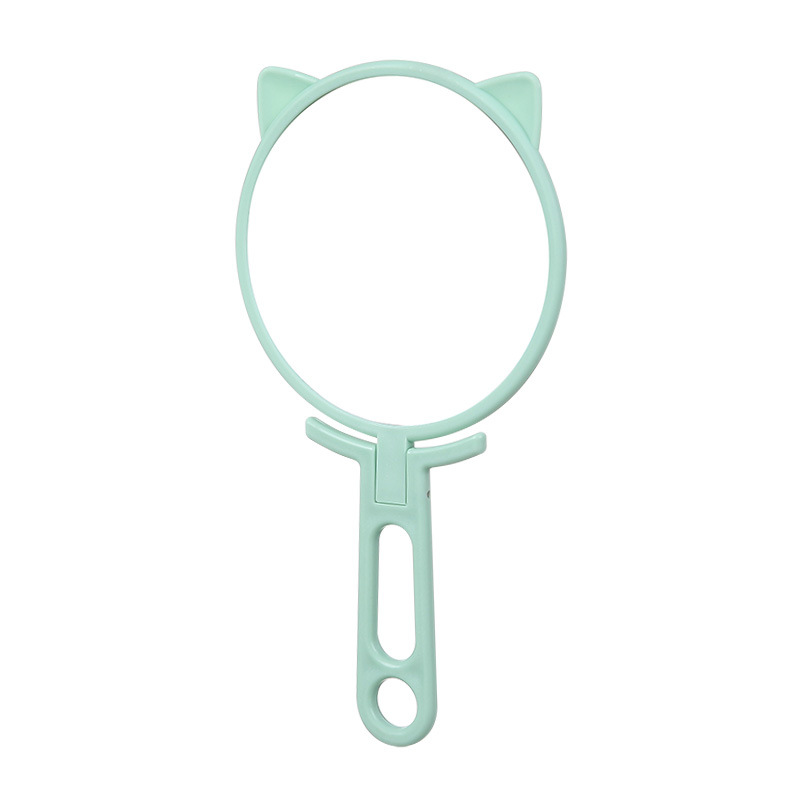 Espejo de maquillaje portátil de alto valor visual, espejo de maquillaje portátil plegable, espejo de maquillaje, dormitorio de estudiantes, espejo pequeño de mano