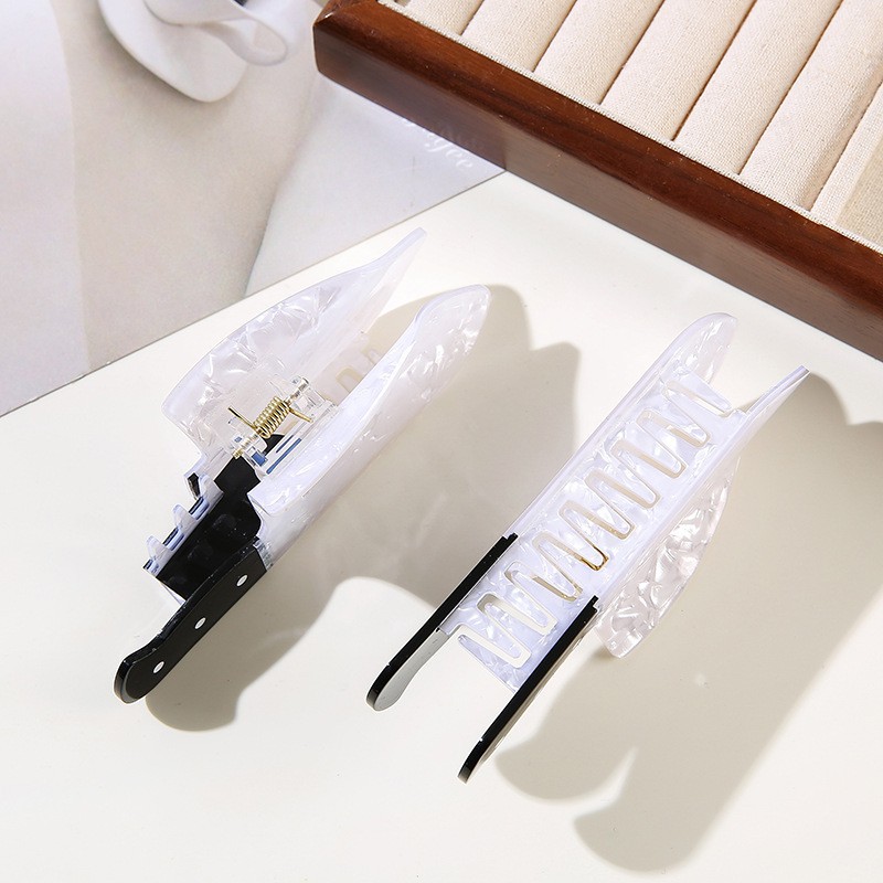 Holiday, Daily Occasion PVC Material Vacation Classic Style Women's Color Block PVC Hair Clip