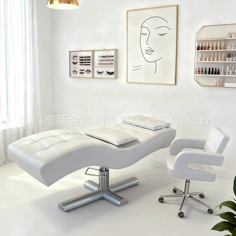 El Salón de belleza puede ajustar el levantamiento de la cama de belleza, el bordado de la cama de belleza, la cama de pestañas, el tatuaje de orejas y la tumbona tatuada.