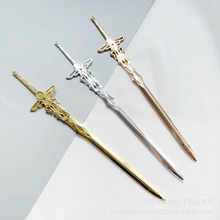 Alloy Hairpin Hollow Carving Foil Hairpin DIY Handmade Antique Hair Disc Hair Hairpin Hair Accessories Material Accessories