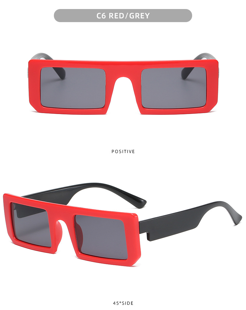 Women's Square Sunglasses Retro Personality Eyewear For Summer_voghion.com