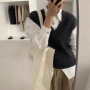 宽松新款外穿v领坎肩