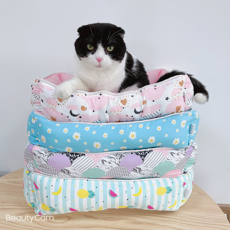 2021夏季狗窩寵物窩 貓窩狗冰墊冰窩 四季通用寵物窩 壹件代發