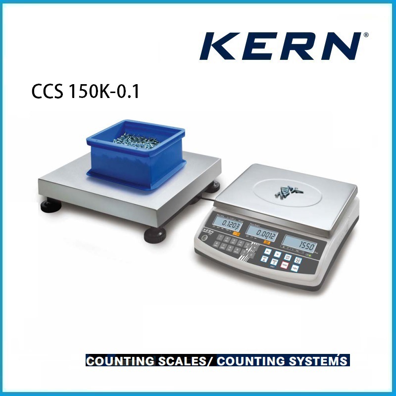 150kg 计数秤 计数系统可大量计数最小的零件 CCS 150K0.1 KERN