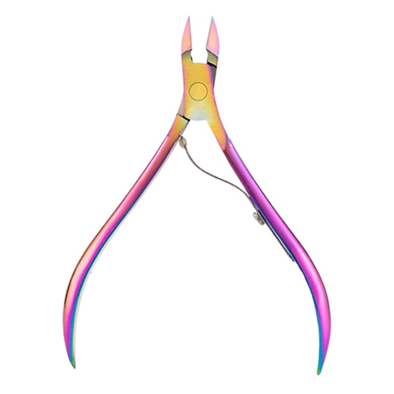 501 color titanium dead skin scissors 8712 dead skin pliers black scissors nail clippers manicure groove dead skin scissors stainless steel 9911
