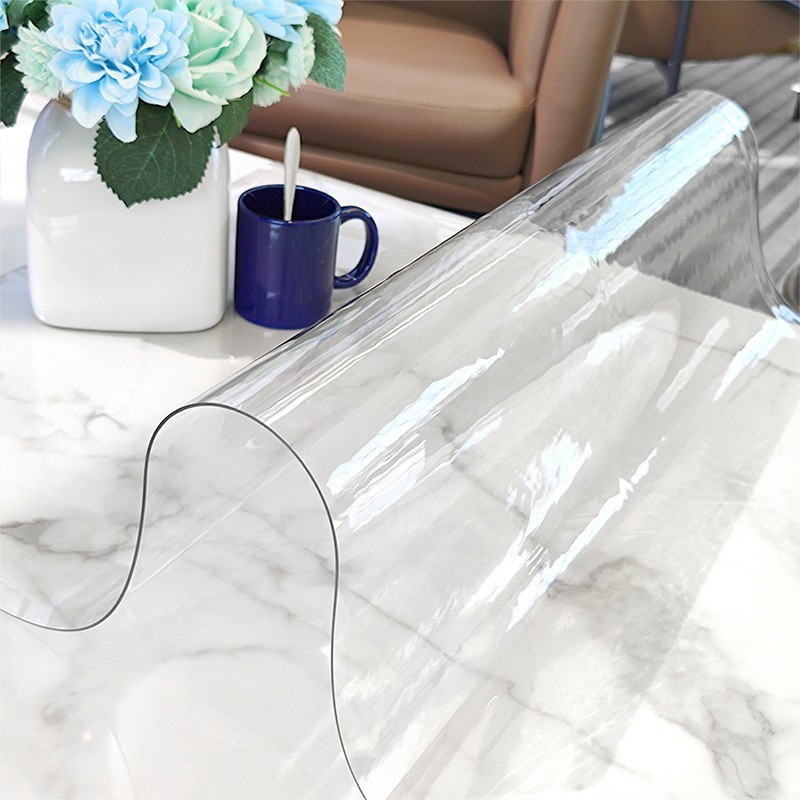 透明PVC软玻璃桌垫防水防油防烫桌布水晶板保护膜学生写字桌面垫