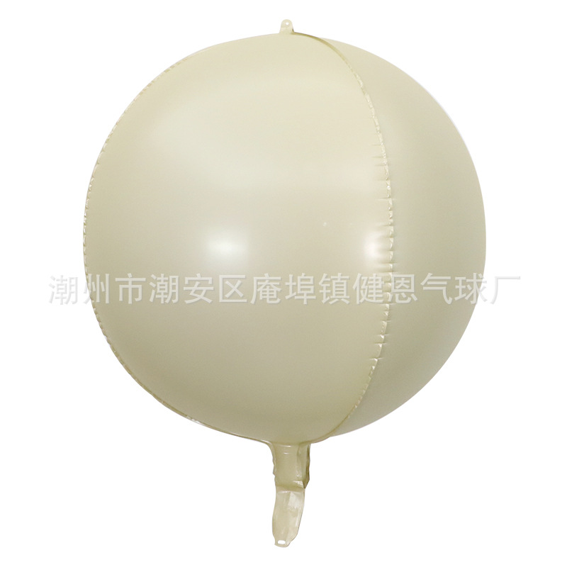 Globo aluminio redondo 4D grande