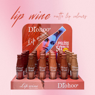 Drohoo Export Cross-Border Lip Gloss Gift Box Lipstick Set Coke Bottle Oemodm Processing and Customization Factory