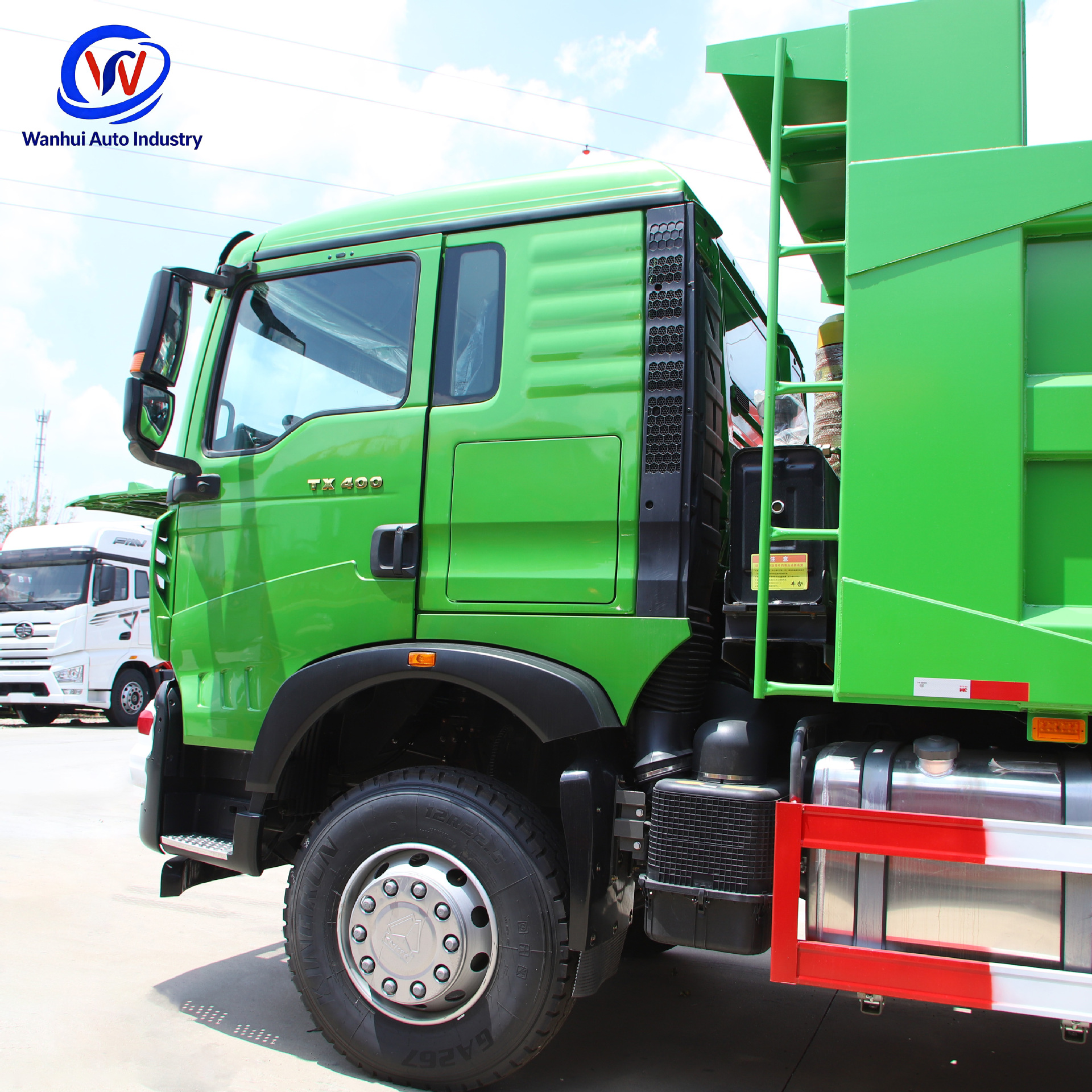 China Heavy Duty Truck Howo Tx400 Horsepower Dump Truck 6X4 National Vi Weichai Wp10H Engineering Dump Truck with Rear Eight Wheels