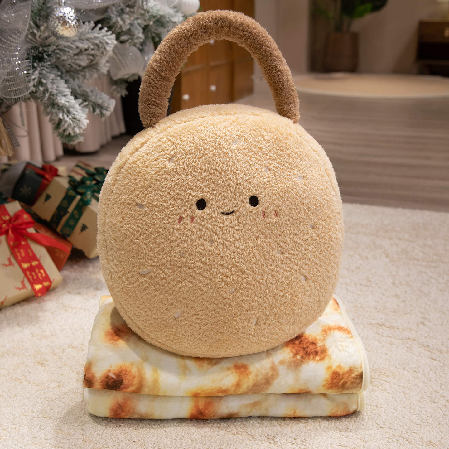 페인팅 케이크 베개+180X 100cm 담요 0.9KG