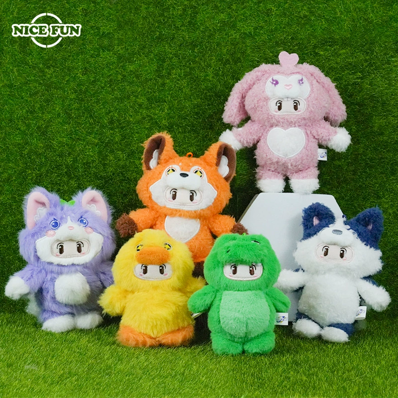 Поданная Yuyuan Dream Star милая плюшевая подвеска Маленькая красная лисица хаски сумка сумка подвеска для мальчиков и девочек