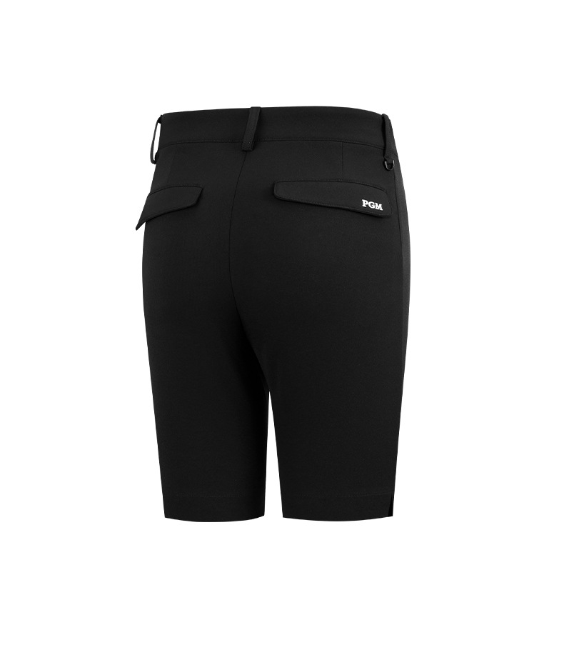 Quần short golf nữ PGM co giãn chống nước dài 5 tấc — KUZ129-màu xanh hải quân, KUZ129-màu trắng, KUZ129-Màu đen, KUZ129-Kaki chi tiết 22