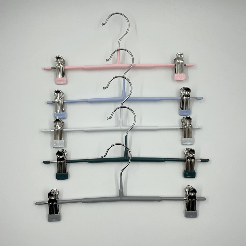 공장 공급 미끄럼 방지 딥 플라스틱 바지 랙 바지 클립 가정용 대담한 신축성 바지 교수형 바지 치마 걸이 치마 걸이 클립