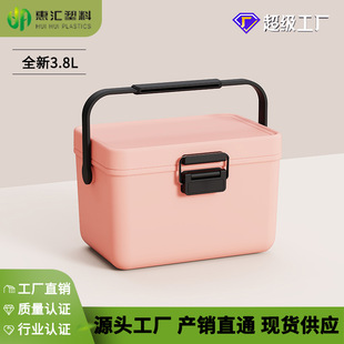 Portable Satchel 3.8L Outdoor Insulated Box Breast Milk Preservation Car Refrigerator Camping Style Fruit Food Freezer