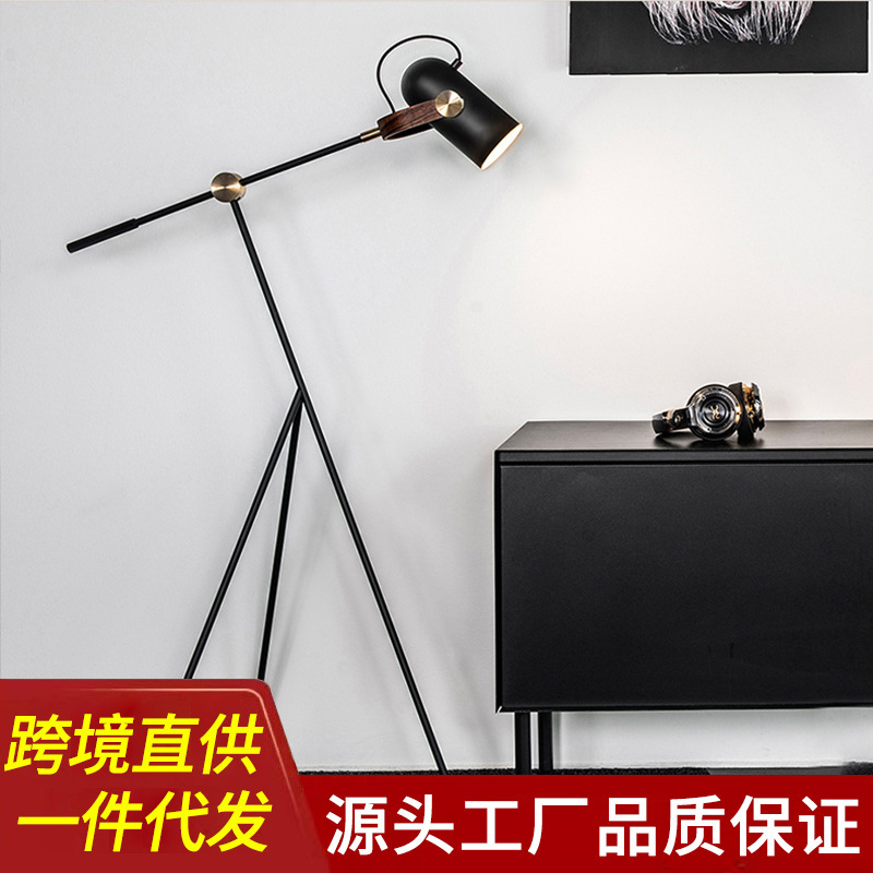 Minimalist Creative Leisure Area Reading Floor Lamp Simple Style Tripod Living Room Bedroom Study Advanced Floor Lamp