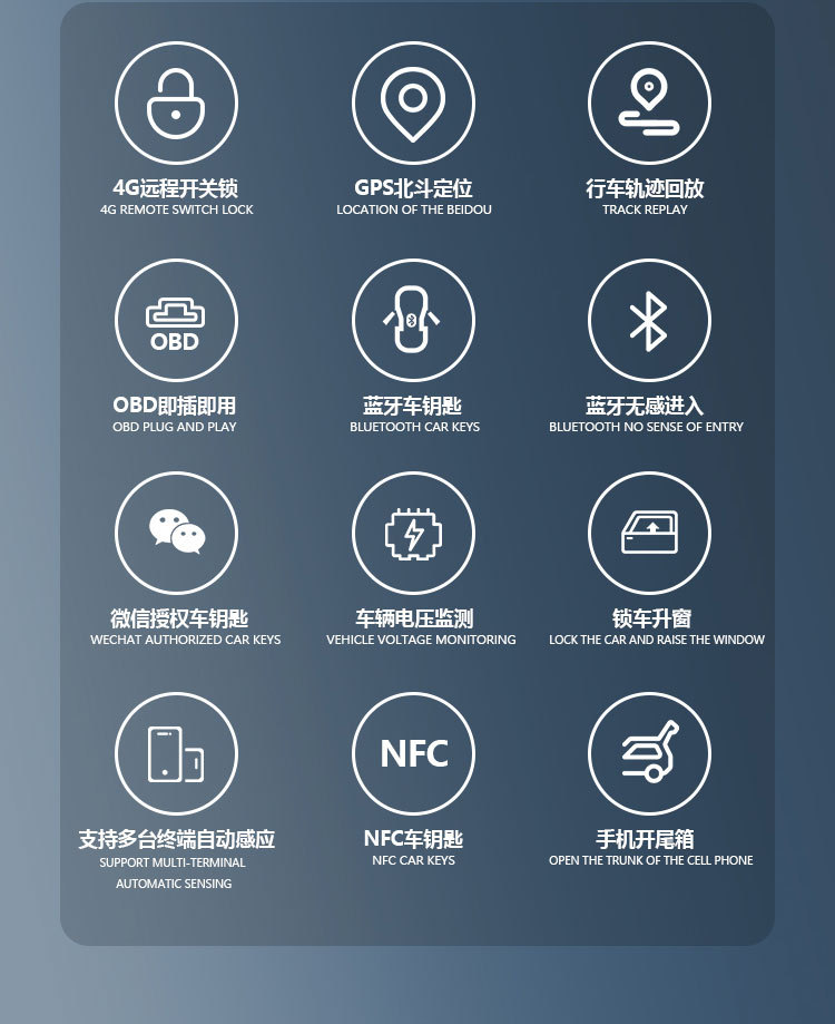 Car Remote Control Key Modification, Mobile Phone Control Car, Bluetooth Smart Digital Car Key, Gps Positioning, Source Factory
