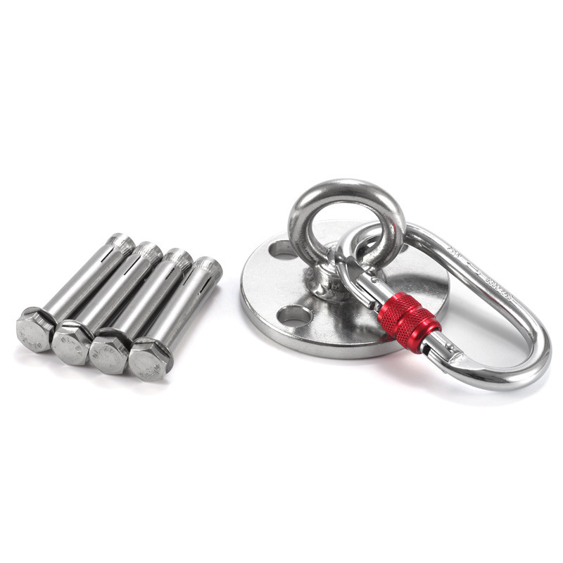 304 Stainless Steel Thickeneded Roof Load-Bearing Suction Cup Fitness Supplies Hook Aerial Yoga Hanging Fixed Plate